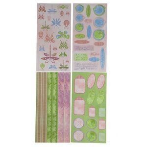 Close to My Heart Reflections Stickease X7056C Discovery Spring Pink Green NEW